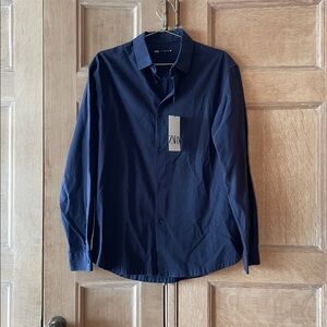 NWT Zara Men’s Navy Blue Shirt, Size L